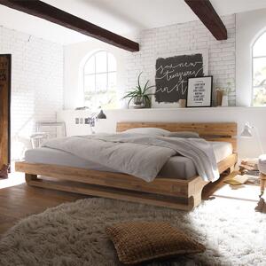 Massive home | Masivní postel Janis kartáčovaný akát - výběr velikosti MH1244W 140x200 cm