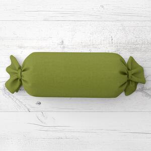 Biante Polštář válec bonbon Rongo RG-095 Olivově zelený 15x40 cm