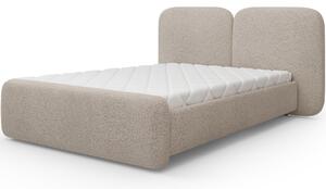 Eltap Čalouněná postel Ollival s úložným prostorem Materiál a barva potahu: Royal 18 - béžová, Rozměr: 140x200