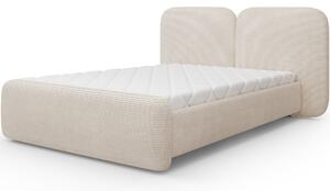 Eltap Čalouněná postel Ollival s úložným prostorem Materiál a barva potahu: Jarell 18 - béžová, Rozměr: 140x200