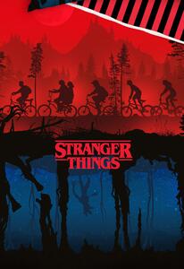 Bavlněné povlečení - Stranger Things - 140x200 + 70x90