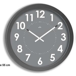 Nástěnné hodiny Big - průměr 55 cm, šedé