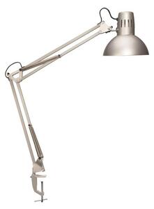Stolní lampa MAULstudy - k upevnění na stůl, stříbrná