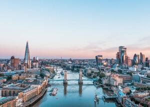 Umělecká fotografie An elevated view of the London, Karl Hendon, (40 x 30 cm)