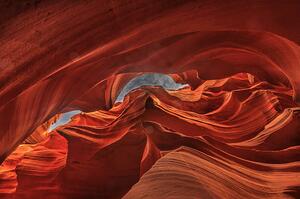 Umělecká fotografie Antelope Canyon, Arizona, USA, Spondylolithesis, (40 x 26.7 cm)