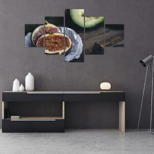 Obrázek fíků a avokáda (125x70 cm)
