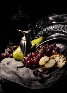 Umělecká fotografie artistic still life with fruits and, Leonid Sneg, (30 x 40 cm)