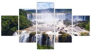 Obraz Iguassu vodopádů (125x70 cm)