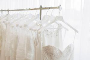 Umělecká fotografie Wedding dresses in shop, grinvalds, (40 x 26.7 cm)