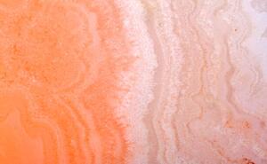 Umělecká fotografie orange color agate macro, DrPAS, (40 x 24.6 cm)
