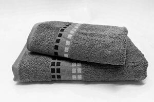 Jahu colection Froté ručník Darwin 450g - Tmavě šedý 50x100