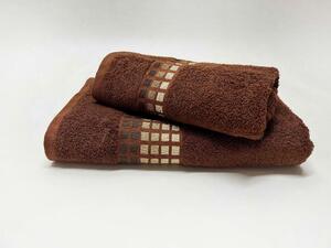 Jahu colection Froté ručník Darwin 450g - Hnědý 50x100