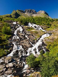 Fotografie Lofoten mountains landscape, merial, (30 x 40 cm)