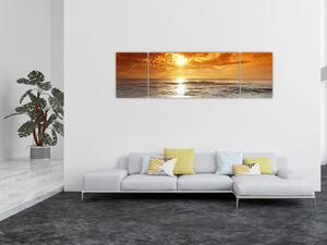 Obraz západ slunce na Korsice (170x50 cm)