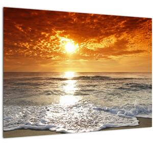 Obraz západ slunce na Korsice (70x50 cm)