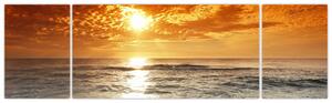 Obraz západ slunce na Korsice (170x50 cm)