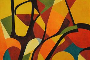 Umělecká fotografie Colors in abstract painting, Jasmin Merdan, (40 x 26.7 cm)