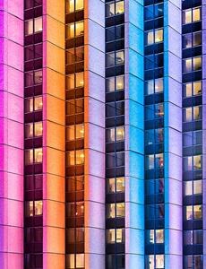 Fotografie Vivid Sydney - Colorful Skyscrapers, RugliG, (30 x 40 cm)