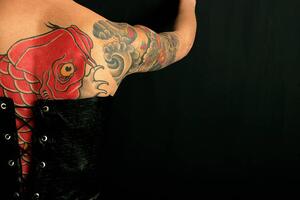 Umělecká fotografie Corset & tattoo, PepeLaguarda, (40 x 26.7 cm)