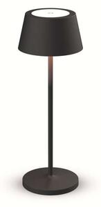 Stolní lampa MAULnina - dobíjecí, stmívatelná, antracitová
