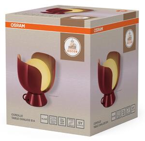 Retro stolní lampička Chalice Červená