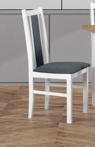 Nábytkáři ORFA BOSANOVA 14 jídelní židle (BOSS 14) bílá/ látka č.8 tmavě šedá (DM)- kolekce 