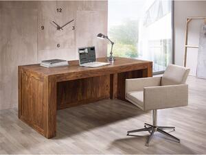 Massive home | Dřevěný psací stůl Colette masiv palisandr MH1094W