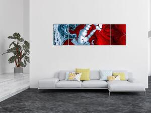Obraz abstraktních skvrn (170x50 cm)