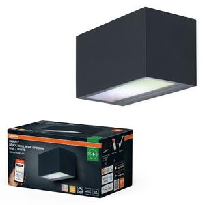 Chytré venkovní nástěnné svítidlo Brick Wall Wide UpDown RGB+Teplá Bílá