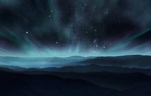 Umělecká fotografie Northern lights, Rastan, (40 x 26.7 cm)