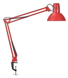 Stolní lampa MAULstudy - k upevnění na stůl, červená
