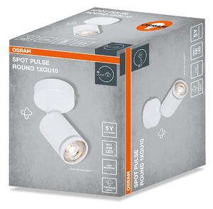 Bílá Bodovka LED SPOT PULSE 1xGU10 KULATÁ 84 mm
