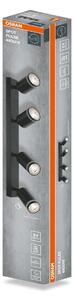 Černá Bodovka LED SPOT PULSE 4xGU10 490 mm