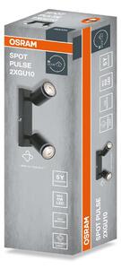 Černá Bodovka LED SPOT PULSE 2xGU10 210 mm