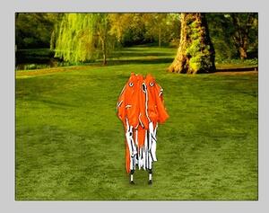 Zahradní párty stan Deuba NOLY- oranžový, 3 x 3 m