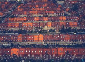 Fotografie Town Houses in Copenhagen, jonathanfilskov-photography, (40 x 30 cm)