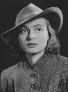 Umělecká fotografie Ingrid Bergman, (30 x 40 cm)