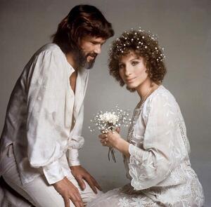 Fotografie Kris Kristofferson And Barbra Streisand, (40 x 40 cm)