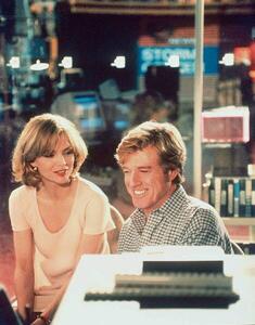 Fotografie Michelle Pfeiffer And Robert Redford, Up Close & Personnal 1996 Directed By Jon Avnet, (30 x 40 cm)
