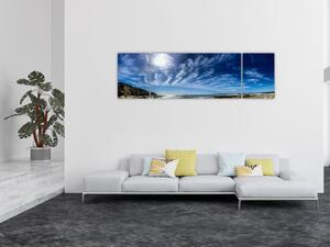 Obraz oblohy s mraky (170x50 cm)