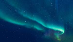 Umělecká fotografie Northern lights in the sky, murat4art, (40 x 22.5 cm)