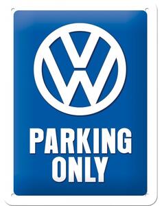 Plechová cedule Volkswagen VW - Parking Only, ( x cm)