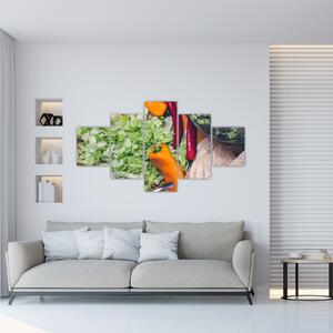 Obraz zeleniny (125x70 cm)