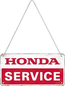 Plechová cedule Honda - Service, (20 x 10 cm)