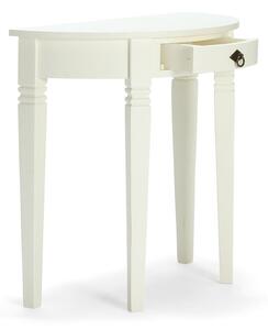 Massive home | Bílý konzolový stolek 80 cm Catalina masiv borovice MH1391W