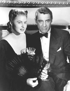 Umělecká fotografie Ingrid Bergman And Cary Grant, (30 x 40 cm)