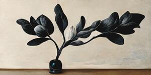 Ilustrace Black Magnolia, Treechild, (40 x 20 cm)