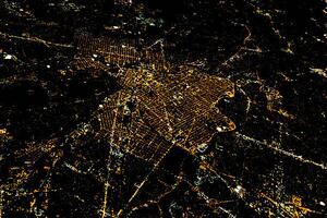 Umělecká fotografie light of city at night, gdmoonkiller, (40 x 26.7 cm)