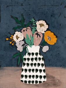 Ilustrace Moody Florals, Erum Khalili, (30 x 40 cm)