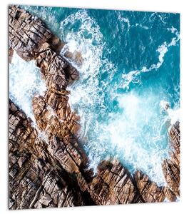 Obraz skal a moře (30x30 cm)